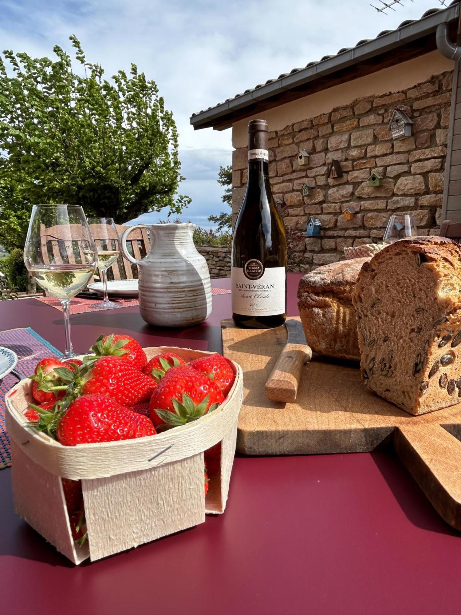 Villa Le Tinailler Grand Standing Au Coeur Des Vignes Prissé Exterior foto
